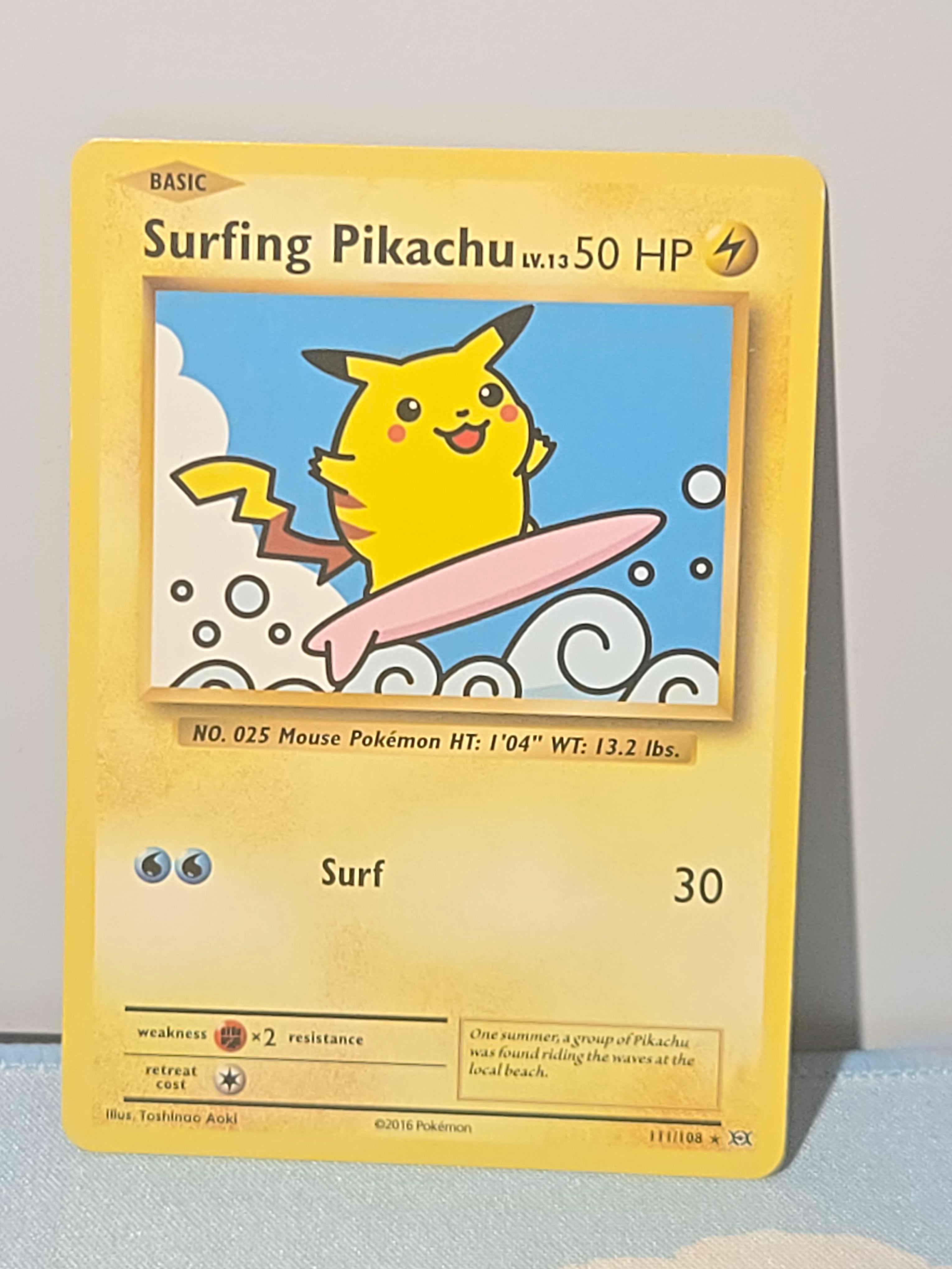 Surfing Pikachu